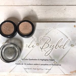 Carli Byble eyeshadow set maybelline/elf singles
